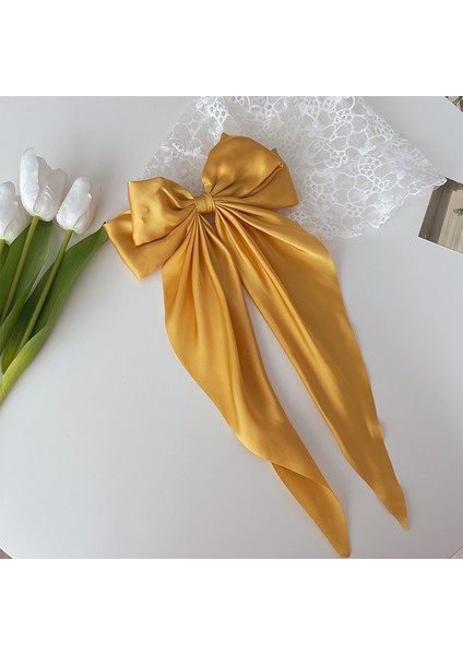 Sarı Stil Kadınlar Için Kore Saç Aksesuarları Kurdele Kırmızı Kelebek Tokası Saç Tokası Taç Tokalar Saç Klipsleri - Kızlar Için Saç Tokaları (Yurt Dışından)