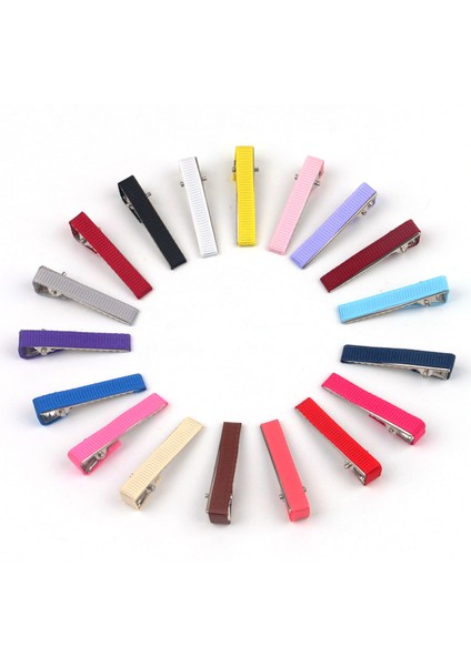 Moda Kore Dıy Alaşım Toka Kurdele Ördek Ağzı Klips Kızlar Saç Aksesuarları - Renkler (Yurt Dışından)