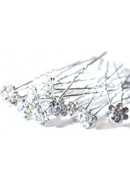 Altın Tarzı 10 Adet Renkli Şık Çiçek Takı Düğün Gelin Nişan Saç Aksesuarı Klipsi Kristal Çiçek Saç Tokası Taşlı Moda Saç Tokası (Yurt Dışından) fırsatları