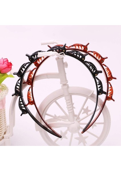 2 Adet Siyah Kadın Kızlar Için Çift Katmanlı Döner Örgü Saç Bandı Saç Araçları (Yurt Dışından) indirimleri