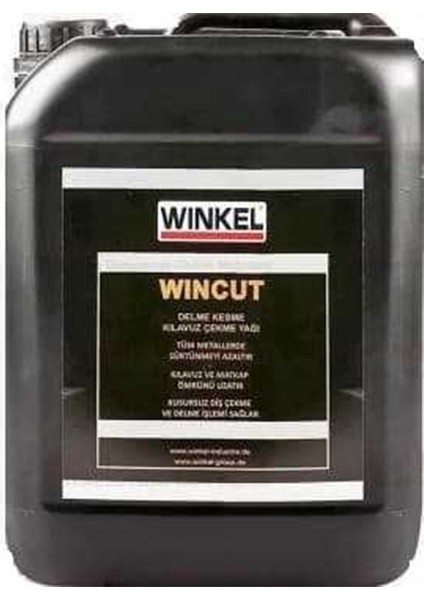 Wincut 5 lt Delme Kesme Diş Kılavuz Çekme Yağı