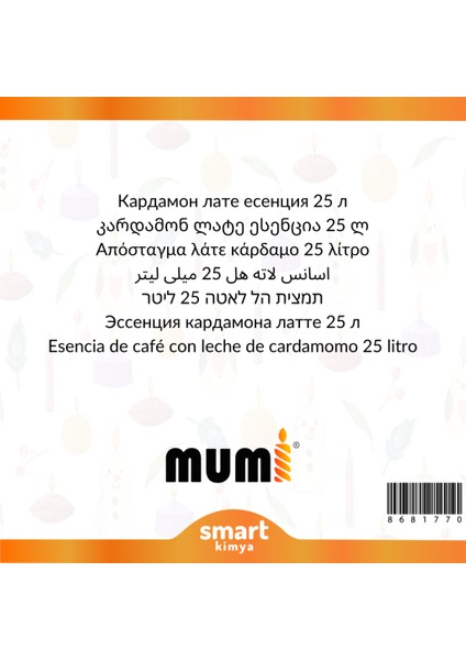Kakuleli Latte Mum Esansı 25 Litre fiyatları