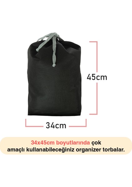 Mayo Torbası Bebek Bezi Torbası Kirli Temiz Kıyafet Torbası Valiz Içi Organizer Oyuncak Torbası