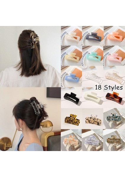 Stil 11 Kızlar Için Minimalist Kare Saç Tokası Saç Aksesuarları (Yurt Dışından) fiyatları