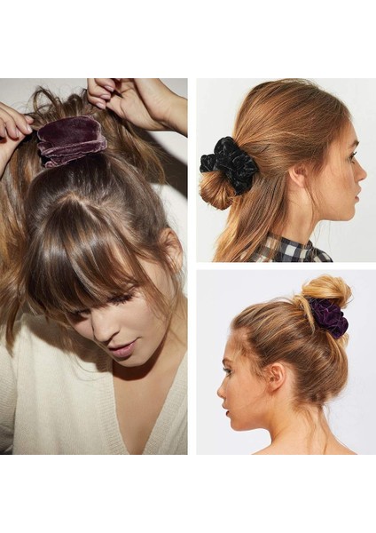 20 Adet Kadın Veya Kızlar Için Kadife Elastik Saç Bantları Toka Renk Rastgele (Yurt Dışından) fırsatları