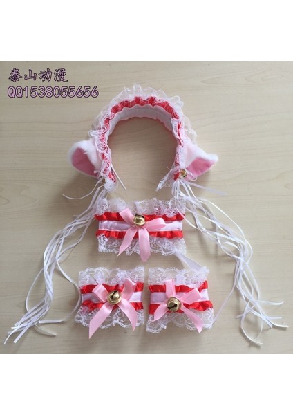 No.0 Boyutu Dantel Kedi Kulaklı Bant ve Kurdele Hizmetçi Neko Cosplay Kedi Kulak Başlık (Yurt Dışından) modelleri