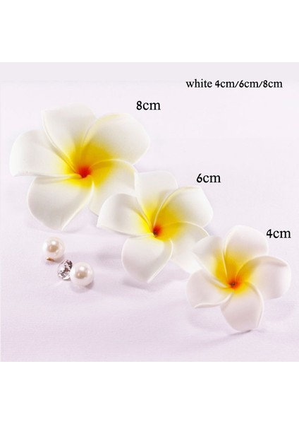 Sarı Stil Köpük Hawai Plumeria Çiçeği Toka Frangipani Çiçek Gelin Saç Tokası Kadınlar Seyahat Tatil Parti Gereksinimleri (Yurt Dışından) fırsatları