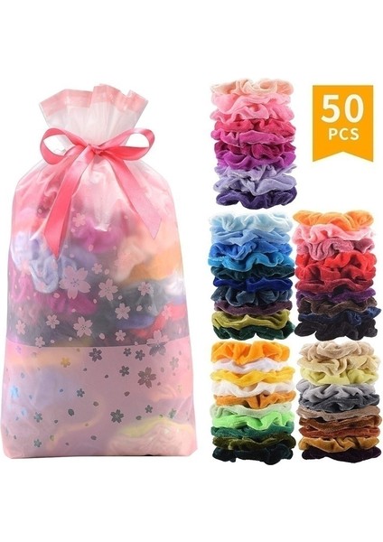 10 Parça 10/20/30 Adet Premium Kore Kadife Saç Lastikleri Saç Bantları Saç Tokaları Kızlar Veya Kadınlar Için Saç Aksesuarları (Yurt Dışından)