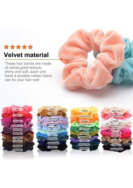10 Parça 10/20/30 Adet Premium Kore Kadife Saç Lastikleri Saç Bantları Saç Tokaları Kızlar Veya Kadınlar Için Saç Aksesuarları (Yurt Dışından) fırsatları