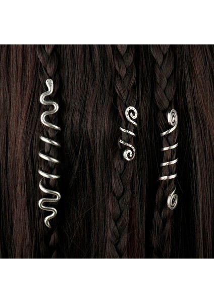 No.2 Boyutu Viking Spiral Şans Boncukları Saç Örgüler Için Sakal Saç Boncuk Takı Vintage Kadın Kız Toka Saç Tokaları Aksesuarları (Yurt Dışından) fiyatları