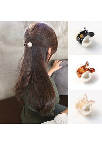 Kahverengi Tarzı Kadın Kızlar Için Kore Tatlı Mini Yuvarlak Inci Saç Tokaları Saç Tutturma Tokaları Saç Tuttma Klipsleri Stil Yapma Aracı Saç Aksesuarları (Yurt Dışından) fiyatları