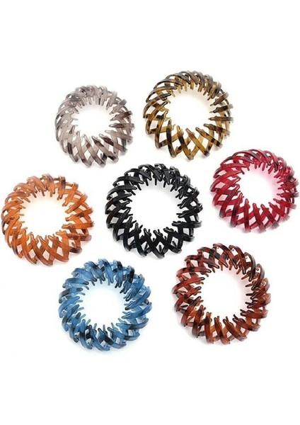 Gri Tarzı Kadın Yeni Moda Saç Tokası Kuş Yuvası At Kuyruğu Saç Tokaları Tomurcuk Top Saç Halkası Saç Tokası - 1 Adet (Yurt Dışından) fırsatları