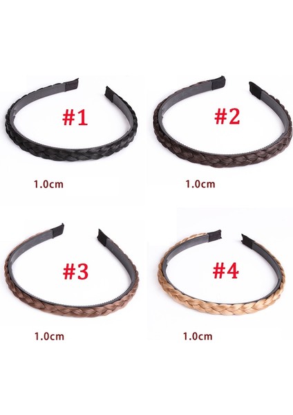 No.25 Boyutu Moda Kıvrımlı Peruk Örgü Saç Bantları Headband Kadın Bayan Parti Saç Aksesuarları (Yurt Dışından) modelleri