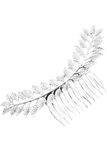 Altın Tarzı Yeni Moda Altın Gümüş Metal Yaprak Saç Tarakı Düğün Parti Saç Aksesuarları (Yurt Dışından) fiyatları