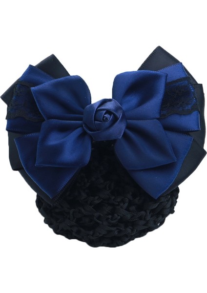 Yeşil Dört Köşeli Gül Saten Saç Ağı Ağ Kurdele Tokası Saç Tokaları Saç Kapak (Yurt Dışından) modelleri