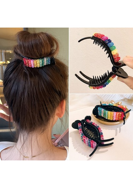 Mor Tarzı Ponytail Topuz Saç Tokaları Renkli Saç Tokaları Klipler Kız Çocuklar Için Şeker Renk Saç Tokası Saç Tokası Aksesuarları Moda Hediyeler Kadınlar Için Saç Takı Aksesuarları (Yurt Dışından) modelleri