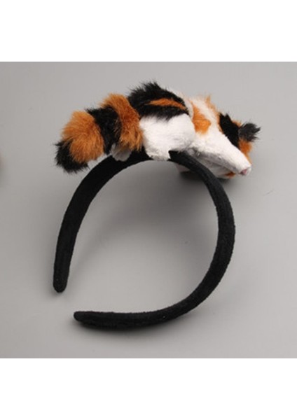 Ekonomi Sürümü Yüksek Sevimli 3D Simülasyon Yatan Kedi Kız Bandı Saç Bandı Parti Tacı Saç Hoop (Yurt Dışından) fırsatları