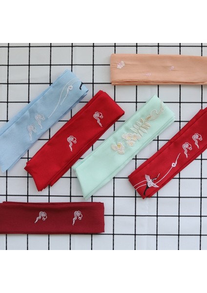 Kelebek Çin Antik Tarz Nakış Kafa Bandı Hanfu Saç Kurdelesi Şifon Saç Tokası Geleneksel Saç Aksesuarları (Yurt Dışından) indirimleri