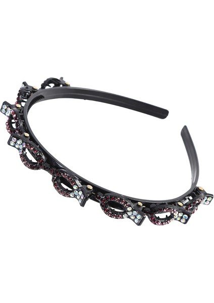 G Kaymaz Alice Saç Bandı Taşlı Taç Kadın Saç Bantları Toka Pençe Klips Çift Saç Modeli Saç Tokası Saç Aksesuarları (Yurt Dışından) fiyatları