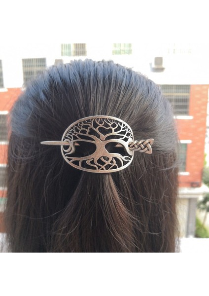 Antik Bronz Tarzı La Cadde Wiccan Celtic Düğümler Viking Kadınlar Toka Saç Çubukları (Yurt Dışından) modelleri