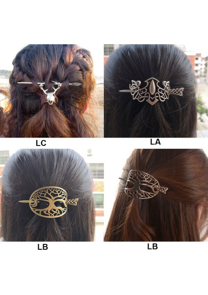 Antik Bronz Tarzı La Cadde Wiccan Celtic Düğümler Viking Kadınlar Toka Saç Çubukları (Yurt Dışından) fırsatları