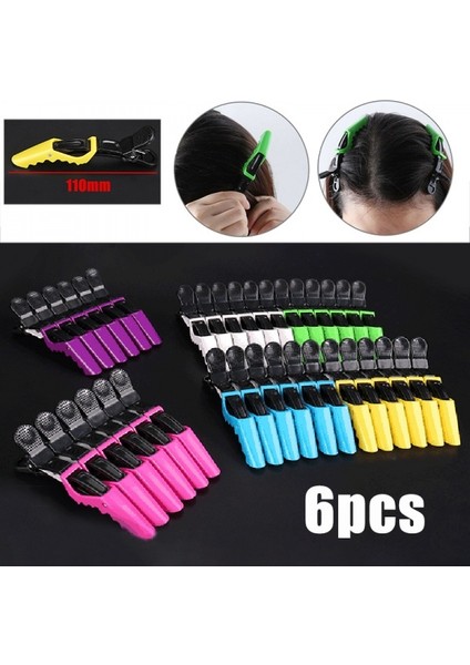 Mor Tarzı Plastik Saç Tokaları Timsah Salon Kelepçeleri Pençe Kuaförlük Bölümleme Klipsi (Yurt Dışından) fiyatları