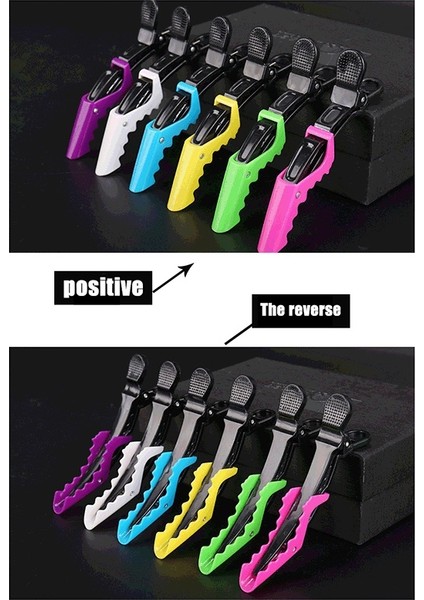 Mor Tarzı Plastik Saç Tokaları Timsah Salon Kelepçeleri Pençe Kuaförlük Bölümleme Klipsi (Yurt Dışından) indirimleri