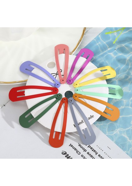 STIL10 10 Adet Kutu Yok Metal Tokalar Parlak Saç Tokaları Çocuklar Saç Aksesuarları Kızlar Saç Klipsleri (Yurt Dışından)