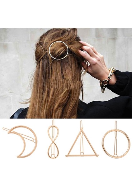 Gümüş Tarzı Ay 1 Adet Geometrik Toka Saç Aksesuarı (Yurt Dışından) fiyatları