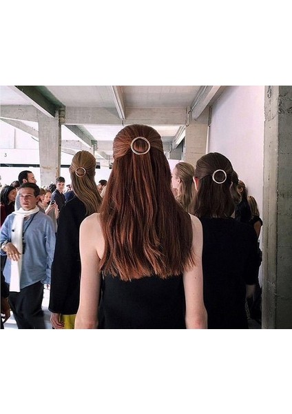 Gümüş Tarzı Ay 1 Adet Geometrik Toka Saç Aksesuarı (Yurt Dışından) modelleri