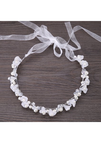 Gelin El Yapımı Kristal Inci Çiçek Taç Saç Aksesuarları Düğün Saç Stili Saç Aksesuarları Saç Kurdele (Yurt Dışından) indirimleri