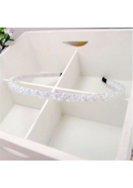 Siyah Stil Tek Parça Kadın Moda Kristal Saç Bandı El Yapımı Saç Aksesuarları Başlık (Yurt Dışından) indirimleri