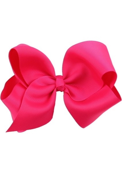 Gül Kırmızı Tarzı Büyük Saç Kurdele Kızlar Katı Kurdele Saç Tokası Butik Saç Tokası Bebek Saç Aksesuarları (Yurt Dışından)
