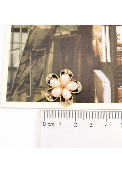 Düğün Için Inci Çiçek Alaşım Düğme Saç Aksesuarı Için Rhinestone Düğme Doğal Taş Yapışık Geri Saç Aksesuarı (Yurt Dışından) fırsatları
