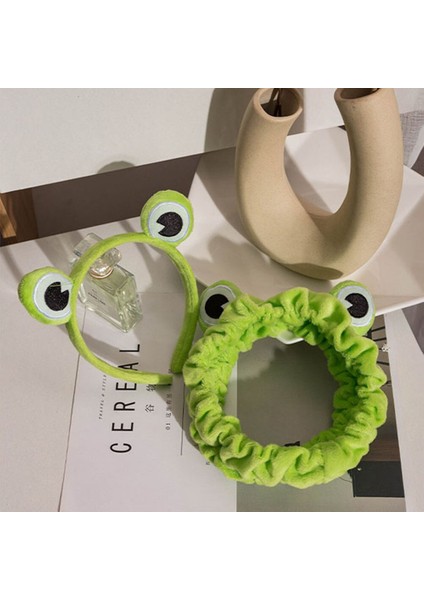 A Komik Kurbağa Makyaj Bandı Geniş Kenarlı Esnek Saç Bantları Sevimli Kurbağa Kızlar Saç Bantları Kadın Saç Aksesuarları Hairband (Yurt Dışından) modelleri