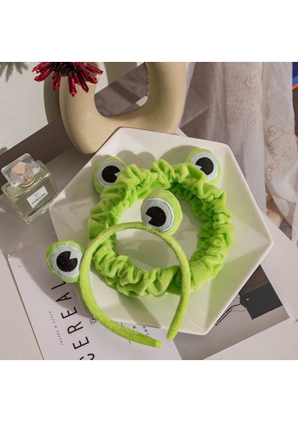 A Komik Kurbağa Makyaj Bandı Geniş Kenarlı Esnek Saç Bantları Sevimli Kurbağa Kızlar Saç Bantları Kadın Saç Aksesuarları Hairband (Yurt Dışından) indirimleri