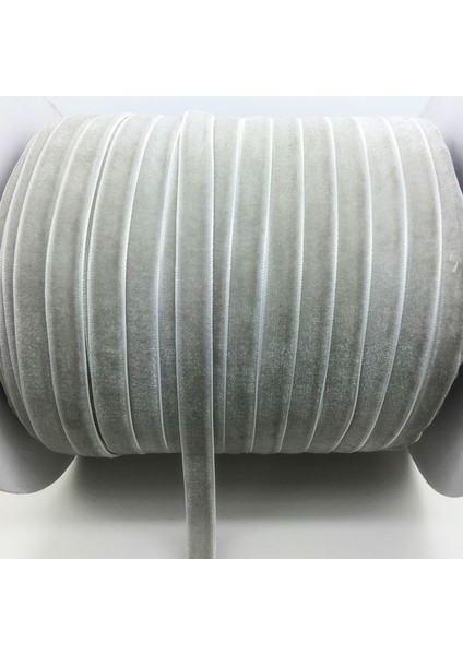 Gri Tarzı 10 Yarda Kadife Kurdele Saç Bandı Klipsi Yay Süsleme (Yurt Dışından)