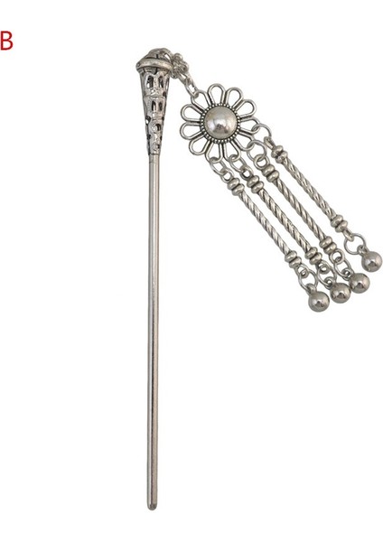 No.3 Boyutu Kadınlar Için Takı Saç Tokaları Gümüş Uzun Püsküllü Saç Tokaları (Yurt Dışından) fiyatları