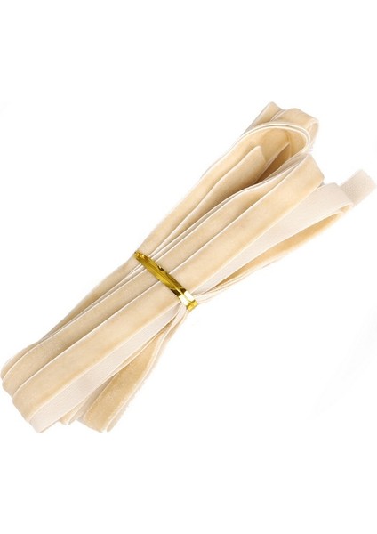 Fildişi Tarzı Yeni 10 Metrelik Geniş Çok Renk Seçenekli Kadife Kurdele Velur Kumaş Saç Bandı Aksesuarları Beyaz Dantel Kumaşlı Webbing Saç Bandı (Yurt Dışından)