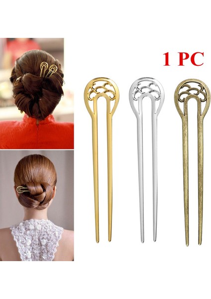 No.3 Boyutu Retro Tarzı Saç Bakımı Şekillendirme Araçları Alaşım Çift Dalgalı Çiçek U Şekilli Tokalar Metal Saç Çubuğu (Yurt Dışından) fiyatları