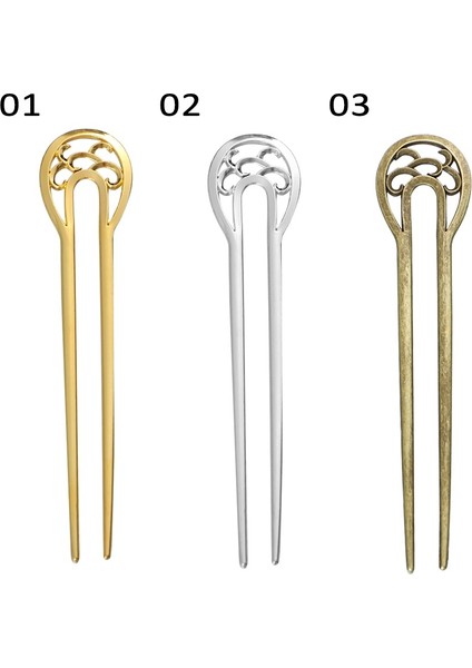 No.3 Boyutu Retro Tarzı Saç Bakımı Şekillendirme Araçları Alaşım Çift Dalgalı Çiçek U Şekilli Tokalar Metal Saç Çubuğu (Yurt Dışından) fırsatları