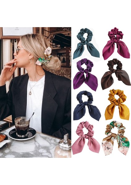 No.10 Boyutu Kadın Kız Yumuşak Kumaş Kıravat Tokası Saç Lastikleri Saç Bandı Bowknot Elastik Saç Aksesuarları Için Ponytail Scrunchies Başlık Tutucu - Siyah (Yurt Dışından)