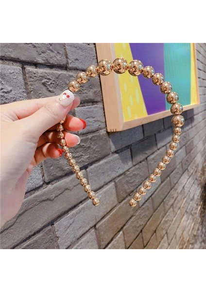 Beyaz Stil No.5 Boyutu Kadınlar Için Trend Lüks Büyük Inci Taçlı Saç Bandı Elegan Taç Vahşi Kişilik Moda Bezel Türban Kızlar Saç Aksesuarları Mücevher (Yurt Dışından) fırsatları