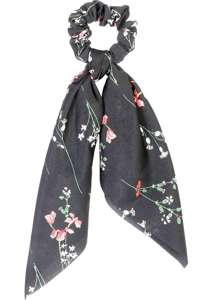 No.17 Boyutu Kadınlar Için Ponytail Eşarp Elastik Saç Tokası Hair Bow Bağları Scrunchies Saç Bantları Çiçek Baskılı Kurdele Saç Bandı (Yurt Dışından) modelleri