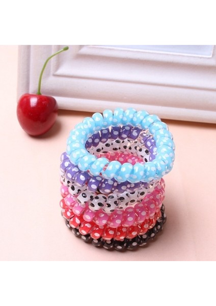 Çok Renkli Stil 5 Adet Kuaförlük Aracı Telefon Kablosu Elastik Yay Saç Şekillendirme Örgüleyici Saç Tokası At Kuyruğu Tutucu Saç Aksesuarları (Yurt Dışından) modelleri