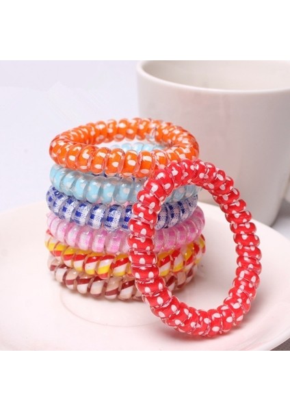 Çok Renkli Stil 5 Adet Kuaförlük Aracı Telefon Kablosu Elastik Yay Saç Şekillendirme Örgüleyici Saç Tokası At Kuyruğu Tutucu Saç Aksesuarları (Yurt Dışından) fırsatları