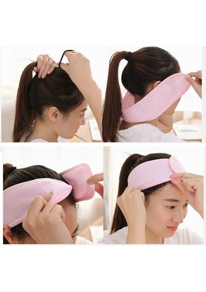 Açık Yeşil Stil Moda Banyo Duş Makyaj Aksesuarları Kozmetik Saç Bandı Yüz Yıkama Bandı (Yurt Dışından) indirimleri