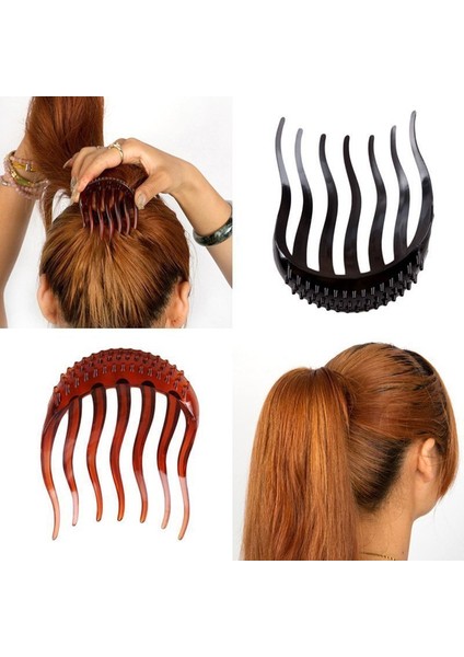 Kahve Stili 1 Adet Hacim Eklemeli Saç Tokası Bumpits Bouffant At Kuyruğu Saç Tarakı Topuz At Kuyruğu Eklemeleri Saç Tokası Kabarık At Kuyruğu Saç Şekillendirme Araçları (Yurt Dışından) fiyatları