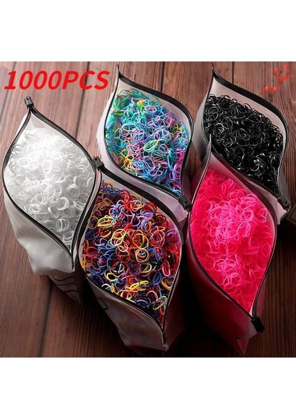 Kırmızı Karışım Kızlar Saç Aksesuarları Hediye Sevimli Naylon Kauçuk Bandı Elastik Saç Bantları Başlık Çocuk Kuyruk Tutucu Bantlar Çocuklar Süsler (Yurt Dışından)