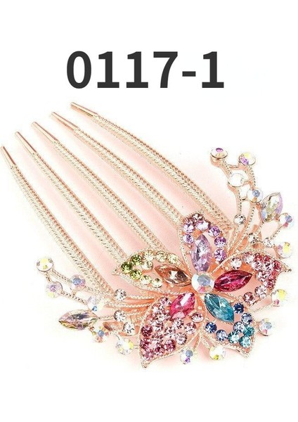 No.4 Boyutu 6 Renkli Çiçek Taşlı Saç Tokaları Zarif Retro Kadınların Oyulmuş Kristal Kore Saç Tarakları Saç Tokası Moda Saç Aksesuarları Tacı (Yurt Dışından) fiyatları